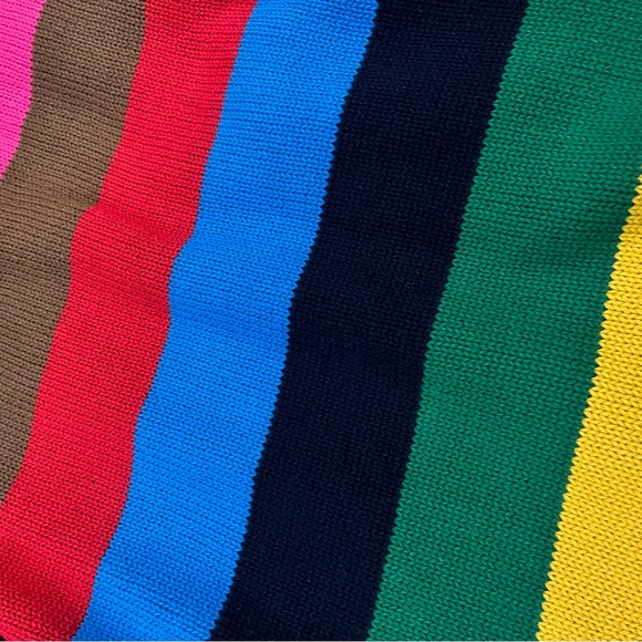 NWOT GAP Maternity Puff Sleeve Sweater Happy Stripe - Picture 5 of 5